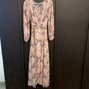 Indigo Rose Paisley Maxi Dress